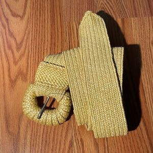 Anthropologie Raffia Belt. NEW